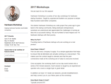 Tablet Screenshot of hardwareworkshop.com